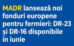 MADR lansează noi fonduri europene pentru fermieri: DR-23 și DR-16 disponibile în iunie