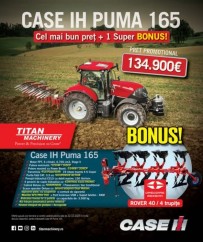Ofertă tractor CASE IH PUMA 165