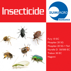 Insecticidele Fury, Mospilan, Nurelle, Trebon, Nagomi