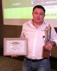  Dl Aedin Celzin- câștigător al trofeului Porumbul de aur cu hibridul Optimum AQUAmax- P9903