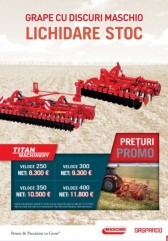 Titan Machinery: ofertă GRAPE CU DISCURI GASPARDO VELOCE