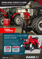 CAMPANIE DE IARNĂ - SERVICE Titan Machinery   Repari acum, plătești la vară!