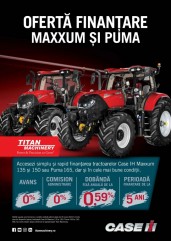 Finanțare tractoare MAXXUM ȘI PUMA