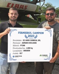 Fermierii campioni la rapiță din județele Mehedinți și Olt