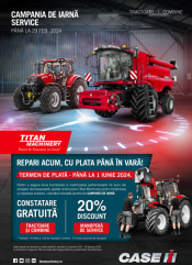Campanie de iarna - service Titan Machinery