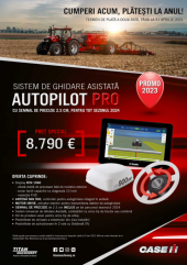 Titan Machinery oferă un preț promoțional la sistemul de autoghidare T-LINE PROTRACK