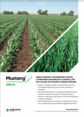 Mustang - erbicid pentru combaterea buruienilor dicotiledonate din culturile de porumb și păioase