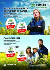 Genetica Pioneer și produsele pentru protecția culturilor de rapiță, cheia spre producții ridicate